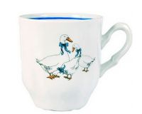 Кружка фарфоровая 220 мл Гуси