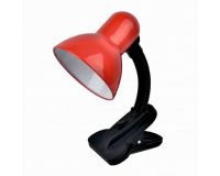 Светильник настольный прищепка красный