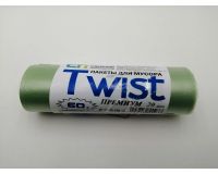 Мешки для мусора Twist ПВД Премиум 60 л * 20 шт * 11 мкм