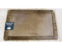 Коврик для ванной 50*80см Memory stripes Comfort Шоколадный ZALEL