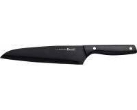 Нож 20/34см кухонный шеф разделочный Linea BECCO Nero