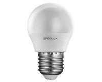 Лампа светодиодная ERGOLUX 7.0W/230В Е27 G45/830 шар