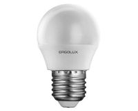 Лампа светодиодная ERGOLUX 7.0W/230В Е27 G45/845 шар