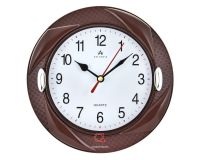 Часы настенные 18*18см Atlantis 676A brown