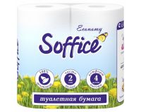 Бумага туалетная 4шт 2 слоя Economy R белая