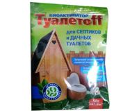 Биоактиватор ТуалетоFF для дачных туалетов и септиков 50г Антизапах